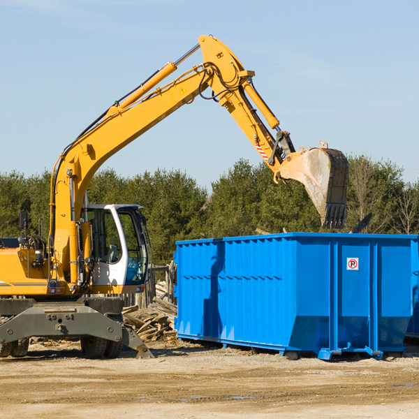 what are the rental fees for a residential dumpster in Pride